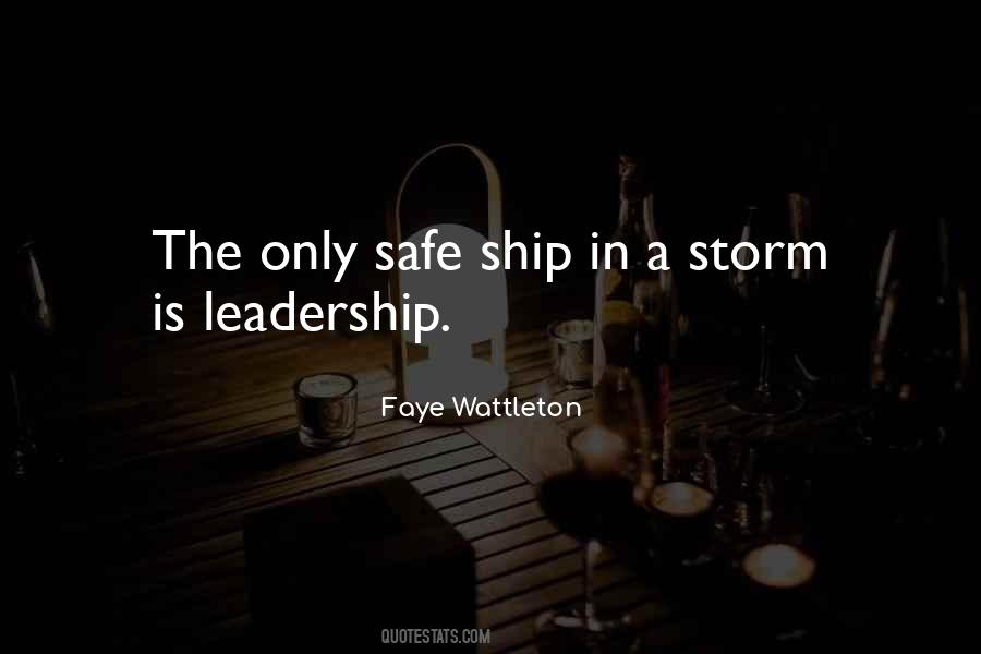 Ship And Storm Quotes #150489