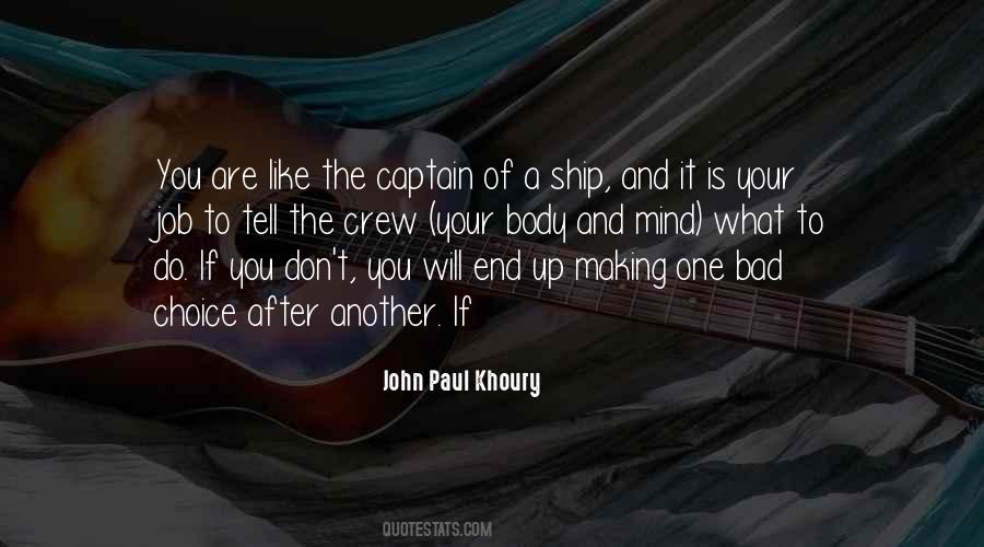 Ship's Captain Quotes #1434568