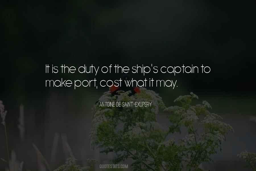 Ship's Captain Quotes #1633982