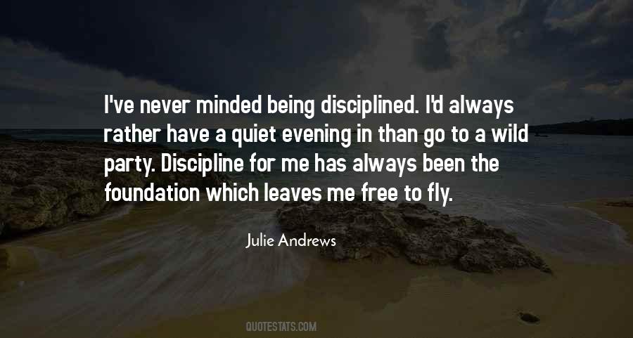 Quotes About Being Disciplined #311334