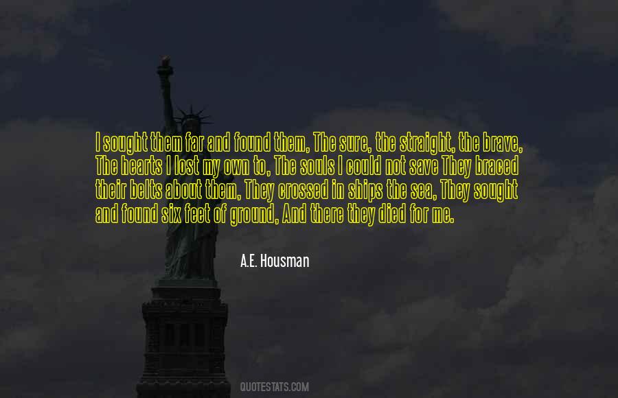 Quotes About A E Housman #1793628