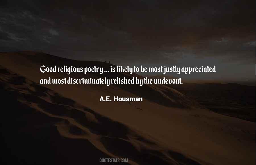 Quotes About A E Housman #407383