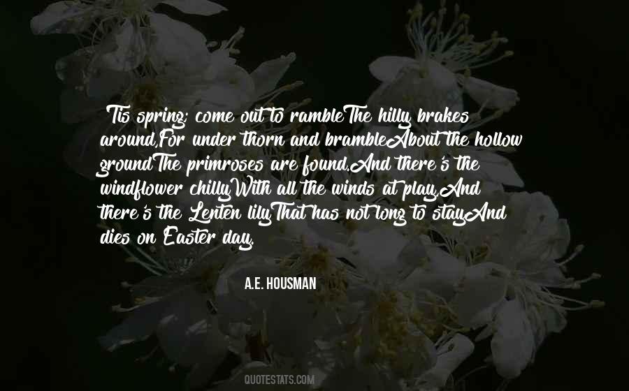 Quotes About A E Housman #989851