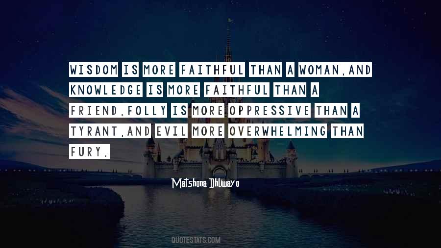 Quotes About A Faithful Woman #1789395