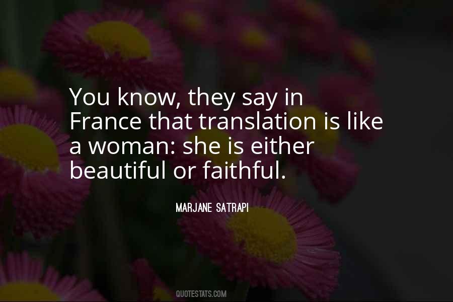 Quotes About A Faithful Woman #527239