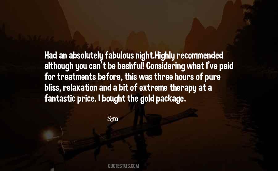 Quotes About A Fantastic Night #225611