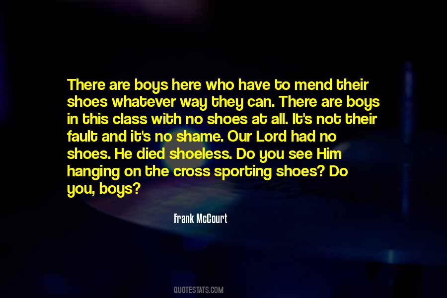 Shoeless Quotes #906523
