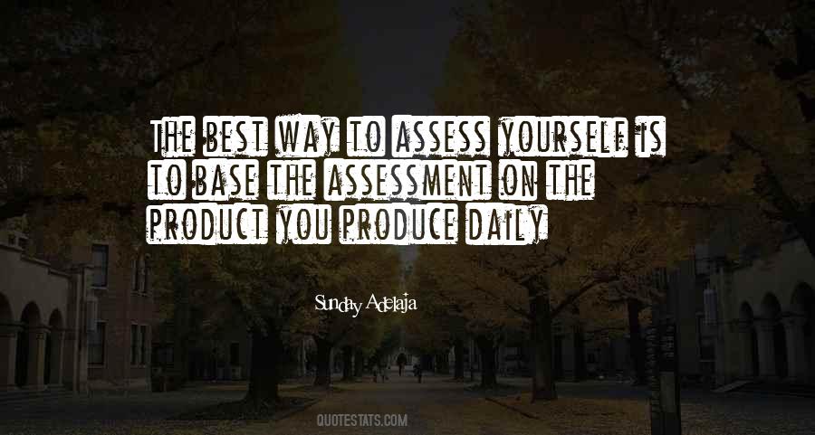 Quotes About Assess #193892
