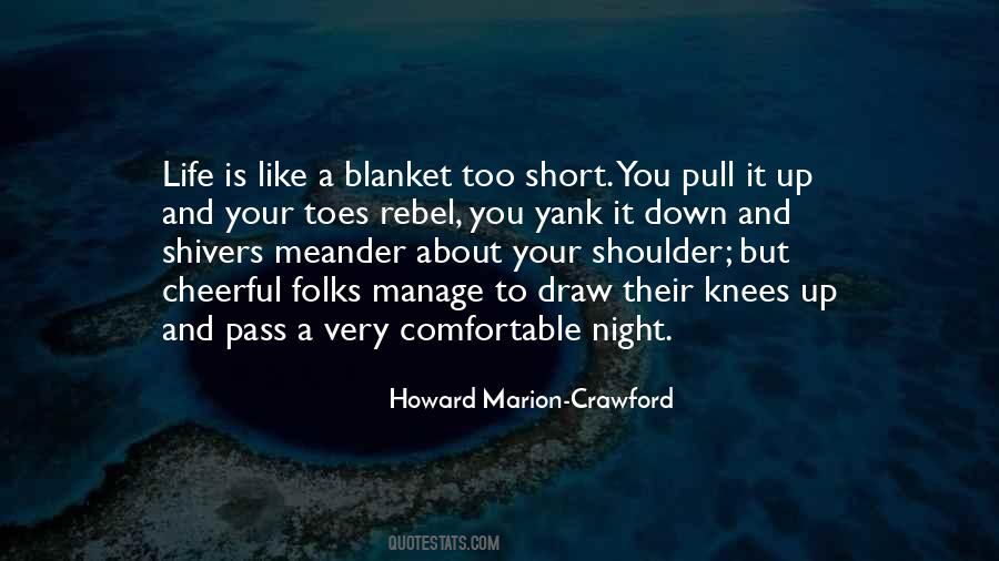 Short Blanket Quotes #1248411