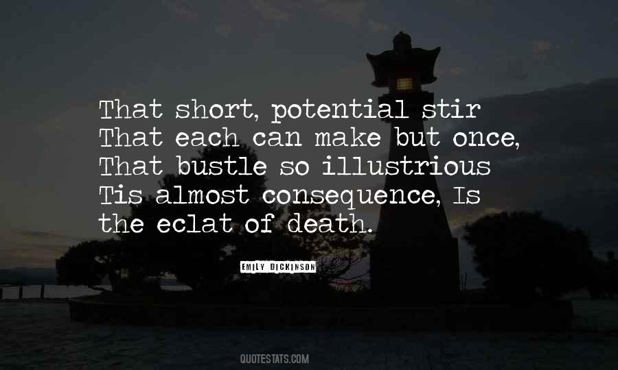 Short Death Quotes #1052217