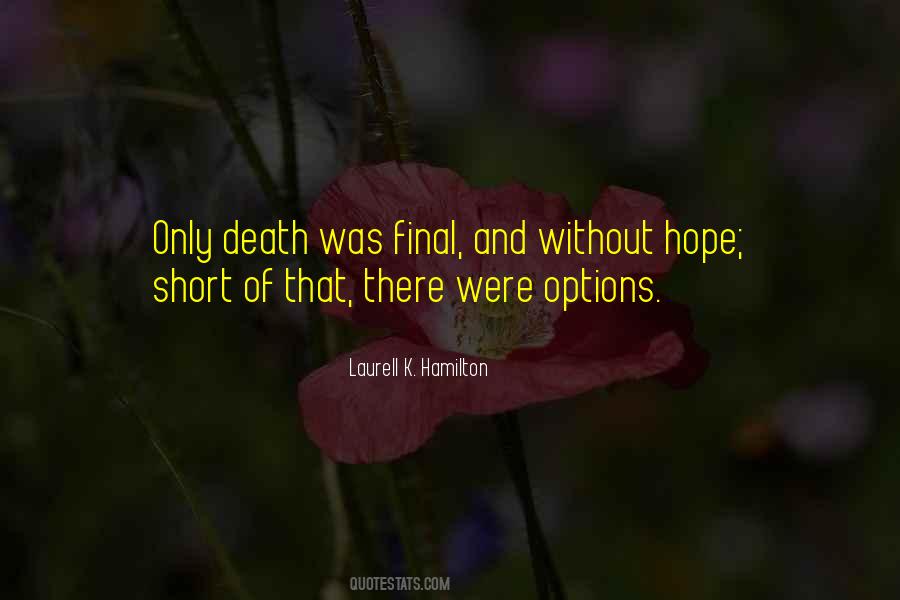 Short Death Quotes #1336226