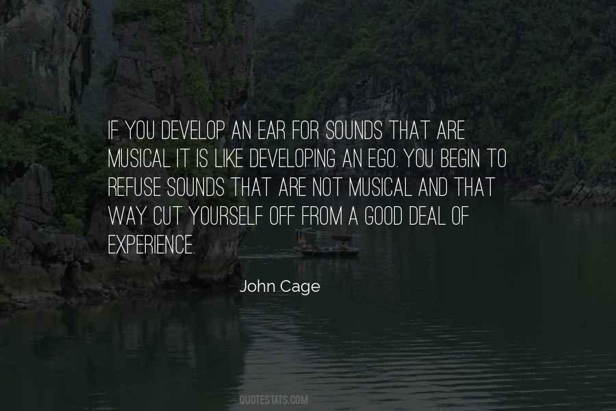 Quotes About John Cage #507815