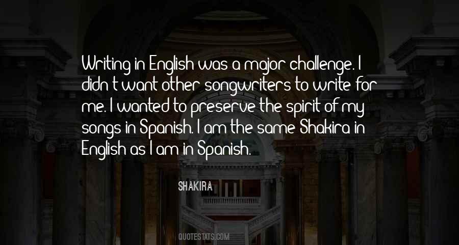 Quotes About Shakira #97792