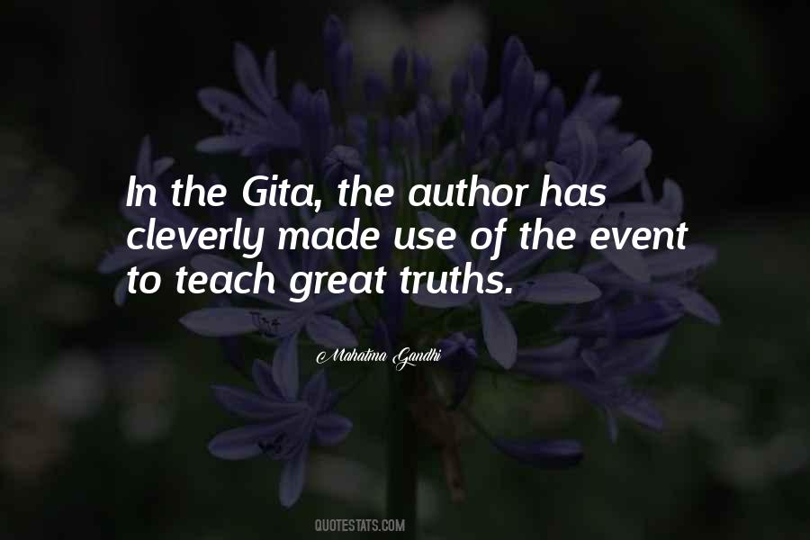 Quotes About Gita #313586