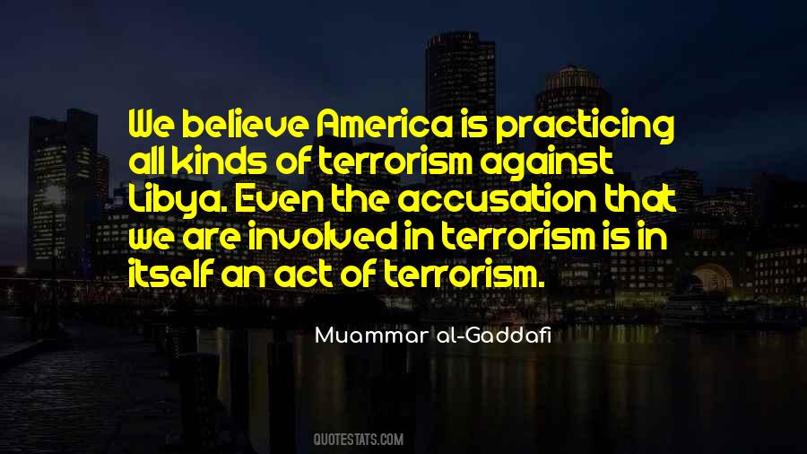 Quotes About Muammar Gaddafi #125410