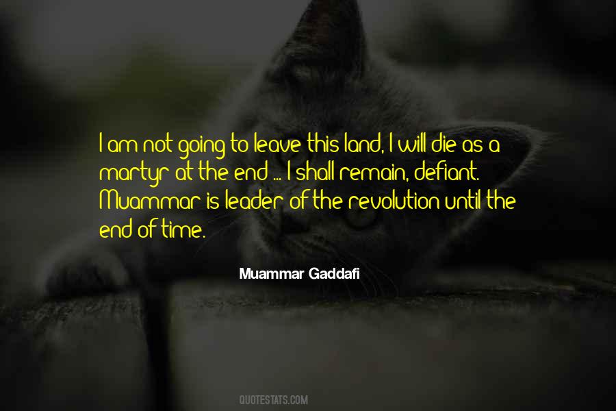 Quotes About Muammar Gaddafi #249144