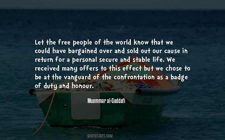 Quotes About Muammar Gaddafi #299673