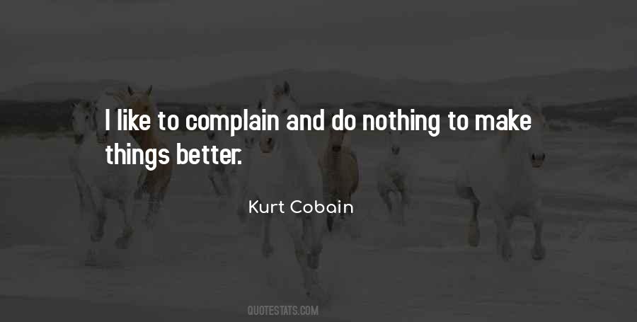 Quotes About Kurt Cobain #109968