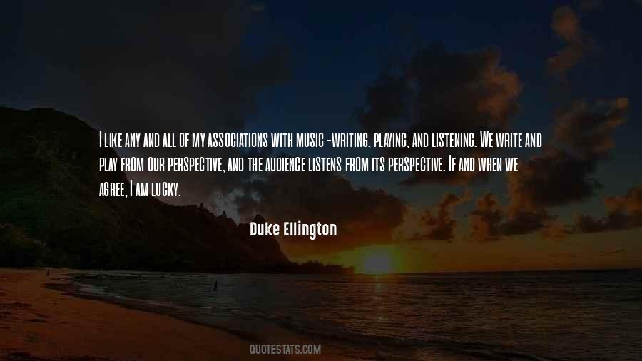 Quotes About Duke Ellington #800754