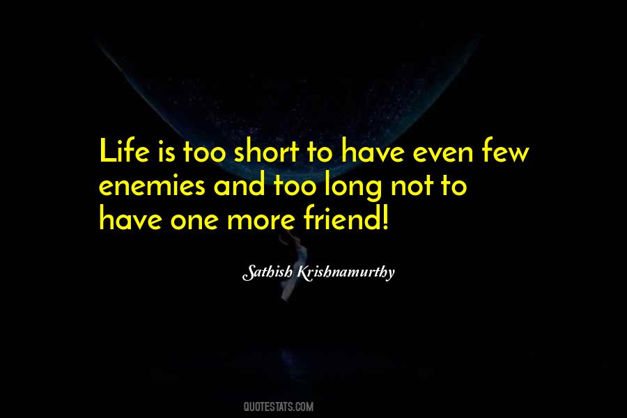Short Life Lessons Quotes #1561914