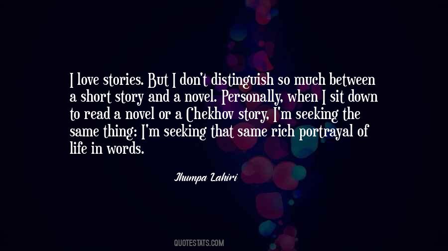 Short Love Stories Quotes #1053897