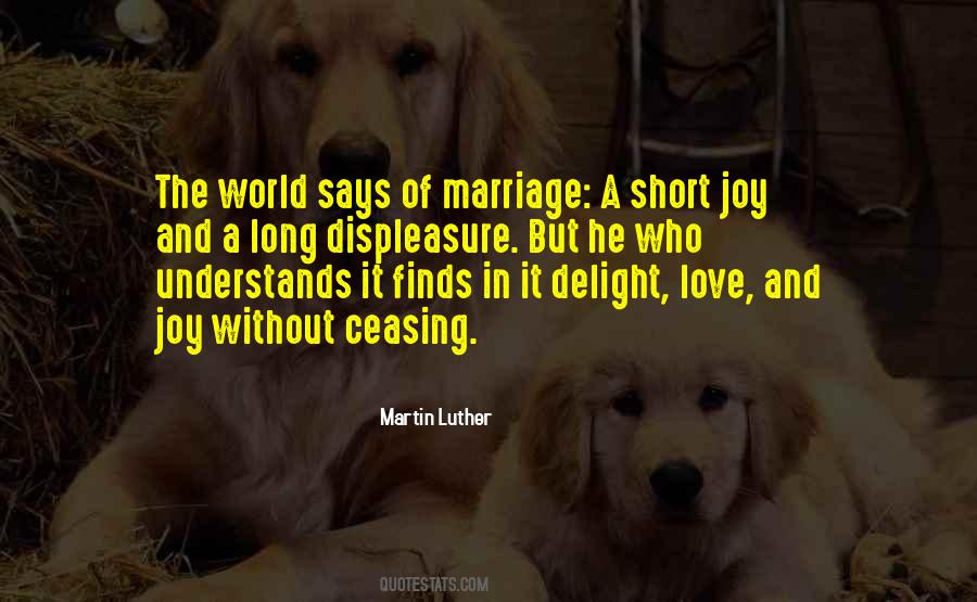 Short Marriage Quotes #1043379