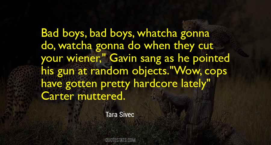 Quotes About Bad Boys #539999