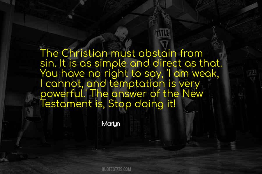 Quotes About Abstain #1005524