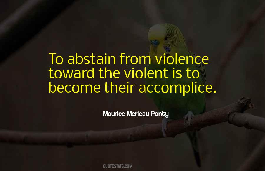 Quotes About Abstain #1040334