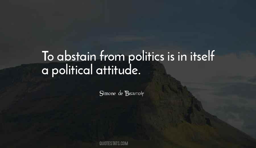 Quotes About Abstain #1221925