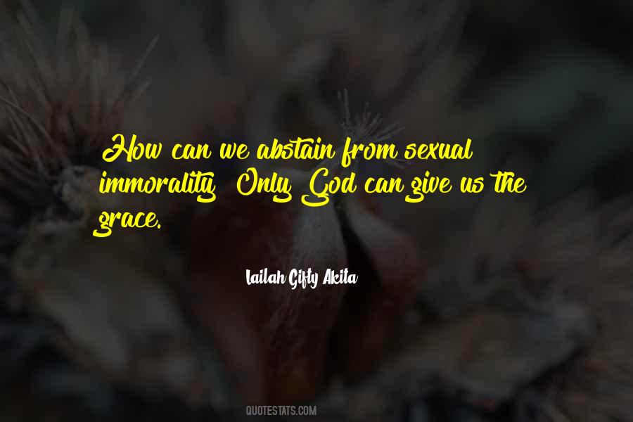 Quotes About Abstain #1630290