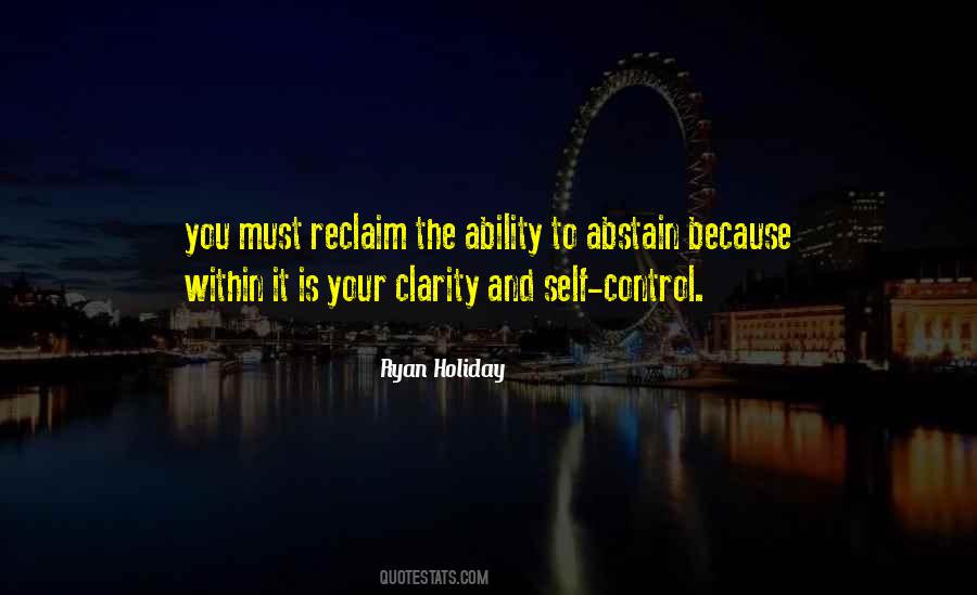 Quotes About Abstain #381004