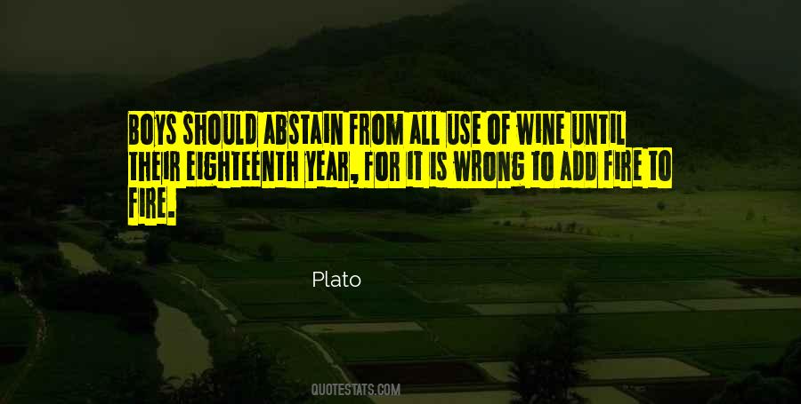 Quotes About Abstain #580268