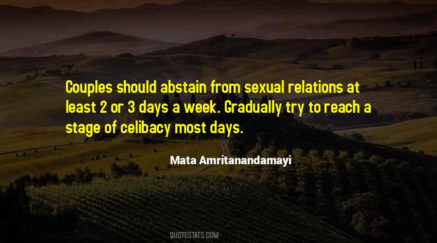 Quotes About Abstain #873674