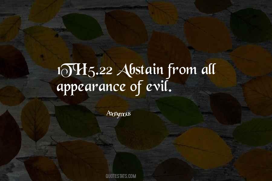 Quotes About Abstain #883605