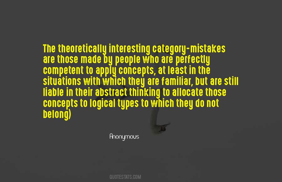 Quotes About Abstract Thinking #826125