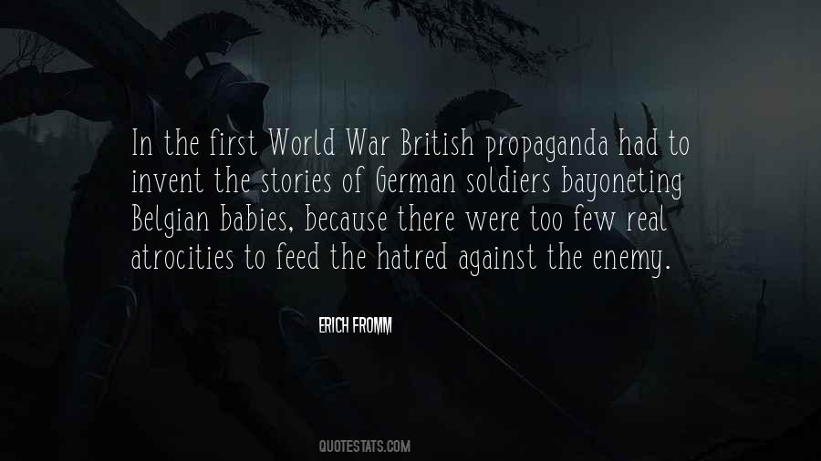 Quotes About Atrocities Of War #974763
