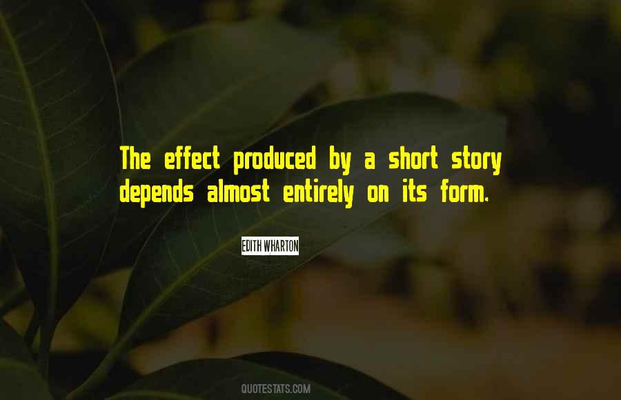Short Stories On Quotes #603706