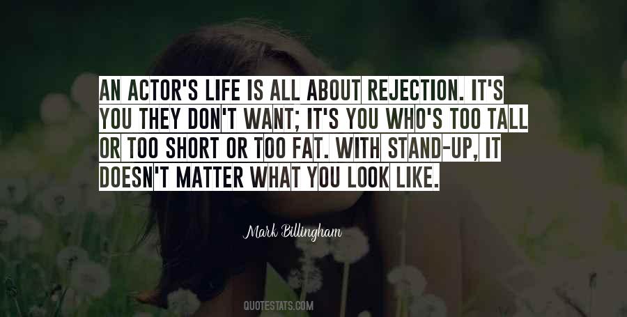 Short Tall Quotes #720767