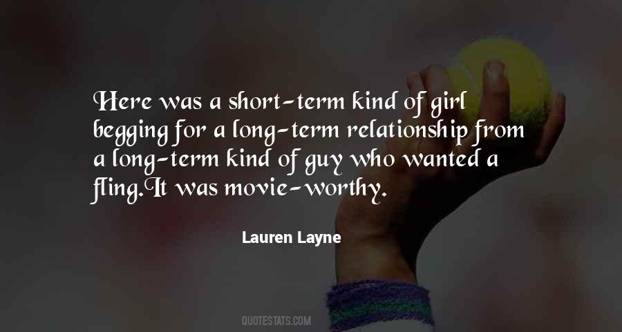 Short Term Relationship Quotes #214922