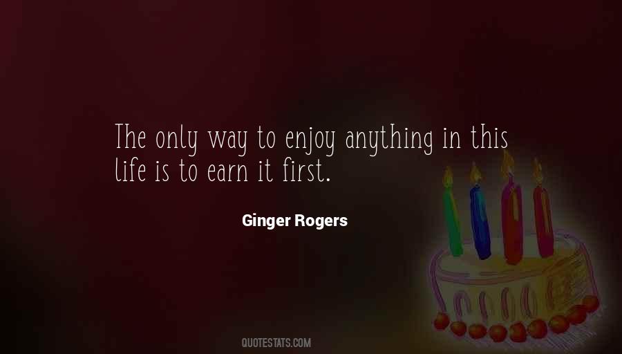 Quotes About Ginger Rogers #1569447