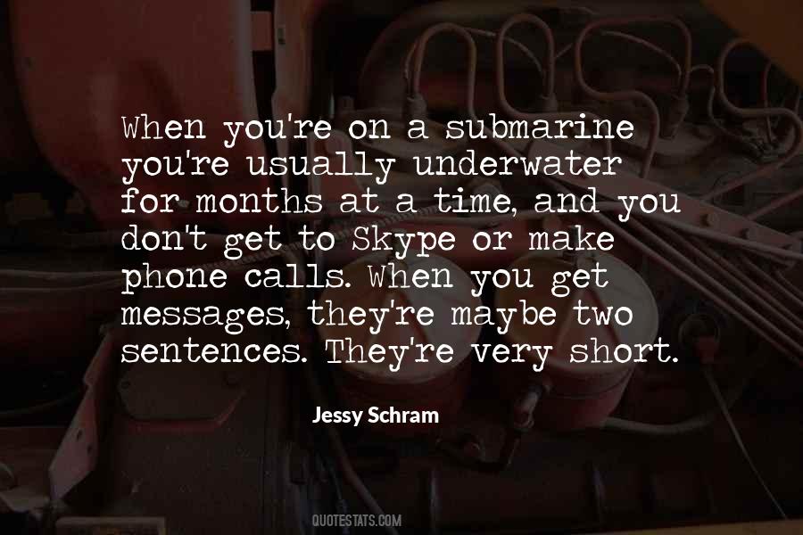 Short Underwater Quotes #303596