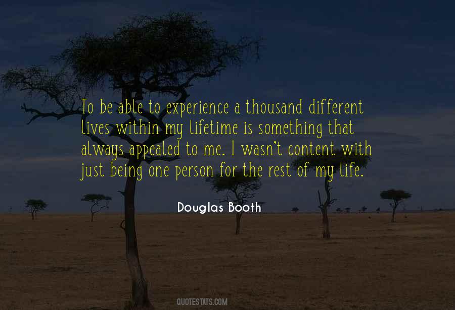 Quotes About Being A Different Person #839194