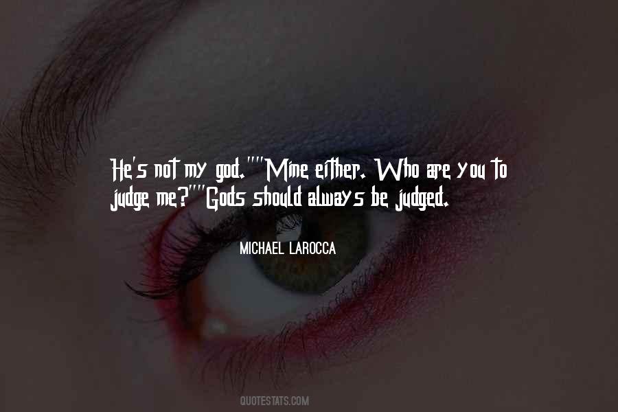 Should Not Judge Quotes #1066977