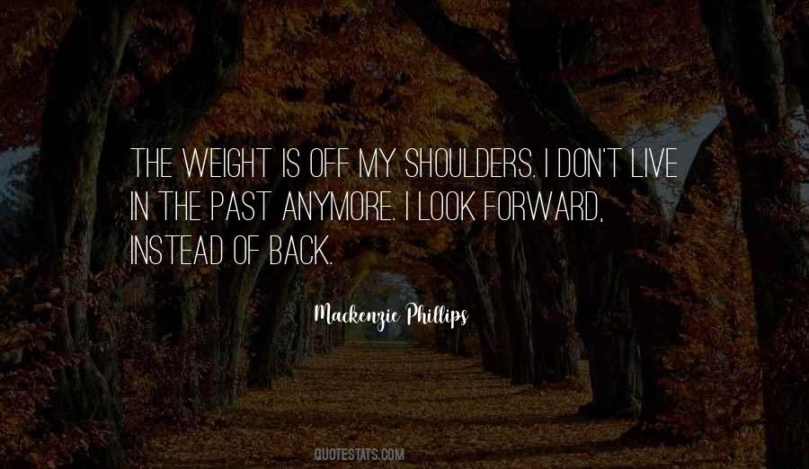 Shoulders Back Quotes #1175523