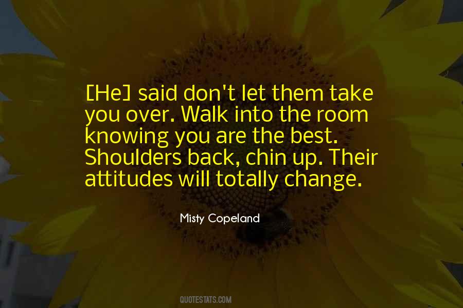 Shoulders Back Quotes #1460228