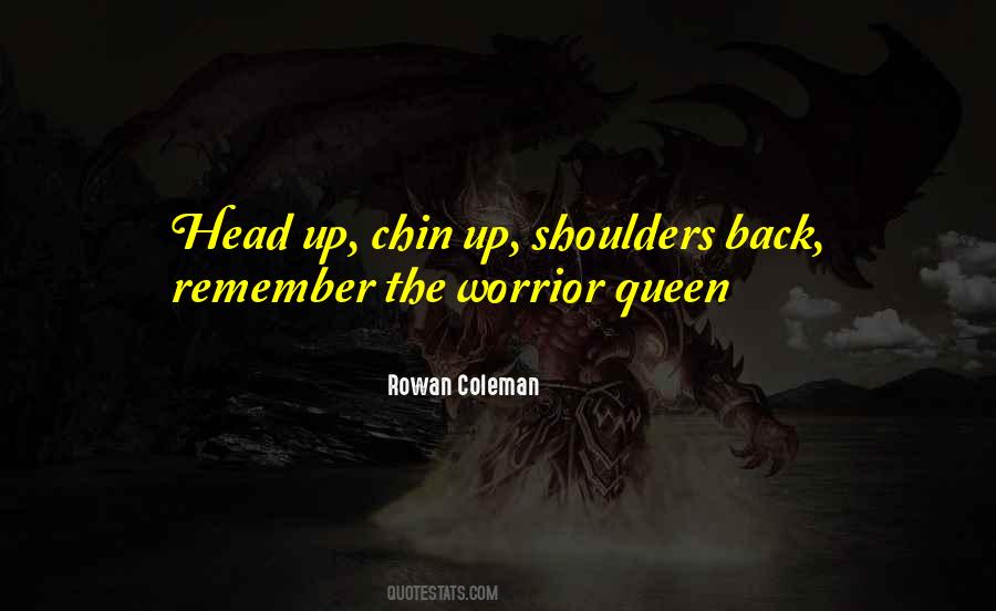 Shoulders Back Quotes #1537718