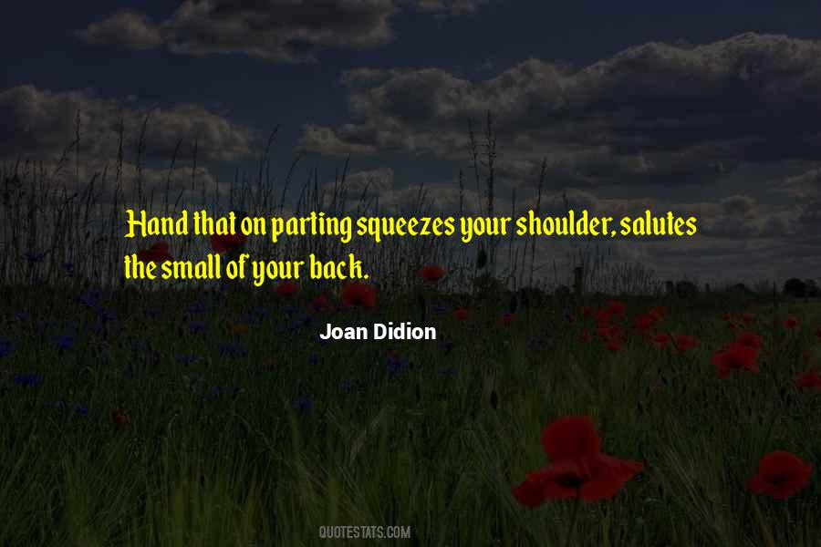 Shoulders Back Quotes #937738