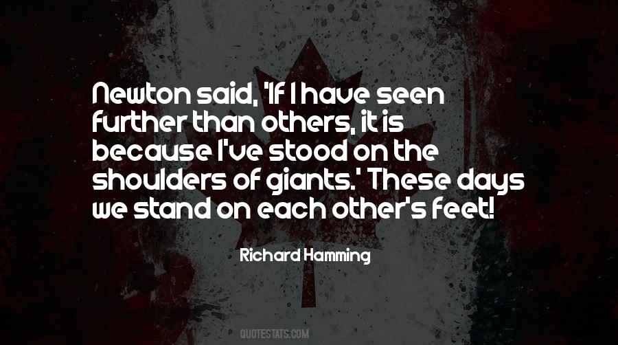Shoulders Of Giants Quotes #240360