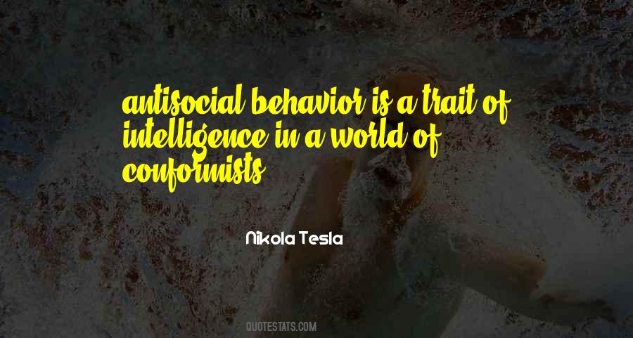 Quotes About Antisocial Behavior #218261